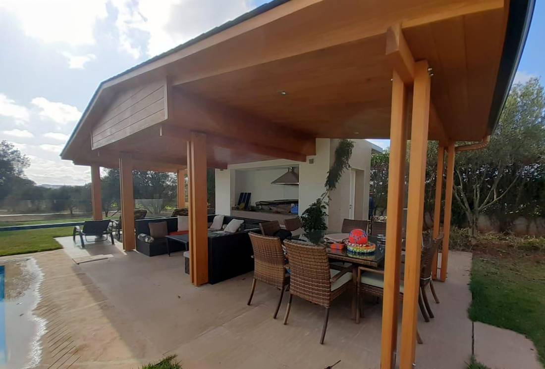 Abri de terrasse en bois MZL